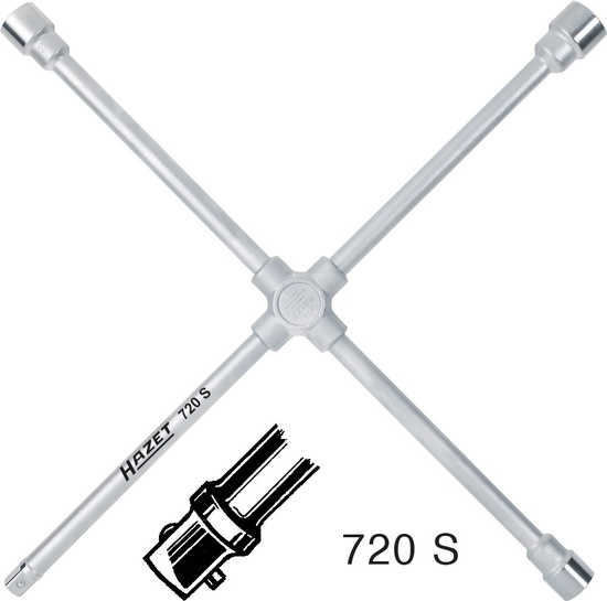 FOUR-WAY RIM WRENCH/COMMERCIAL VEHICLES