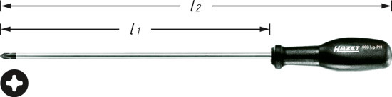 Skruvmejsel 803LG Phillips, Hazet