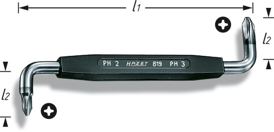Skruvmejsel PH PH1 / PH2 
