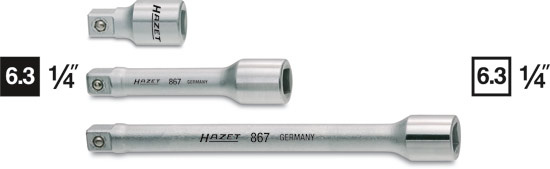 F�rl�ngare 1/4 tum, Hazet  