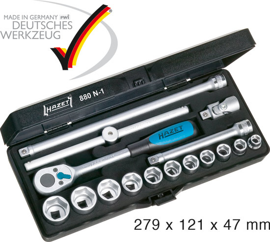 3/8tum Hylsnyckelsats 16 Delar  