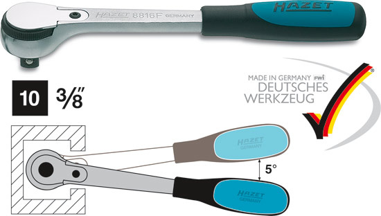 Sp�rrskaft 72-t�nder 3/8', Hazet  