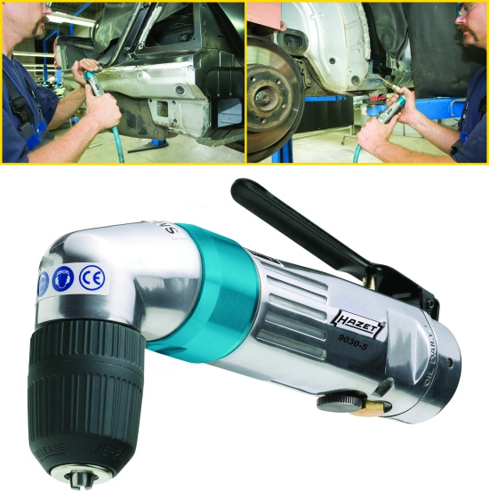 Vinkelborrmaskin med 10 mm snabbchuck, Hazet