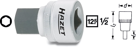 Hylsa Insex 1/2tum, Hazet