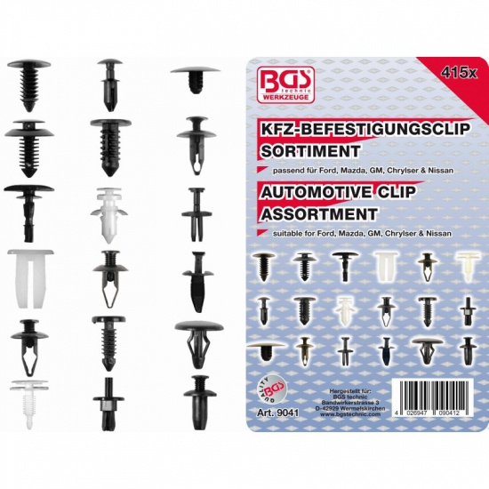  Sortiment f�r Ford, Mazda, GM, Chrylser, Nissan | 415 st