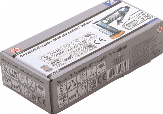 Slipmaskin, luftdriven