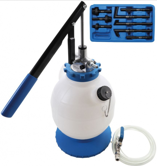 P�fyllningsenhet olja, ink 8 adaptrar