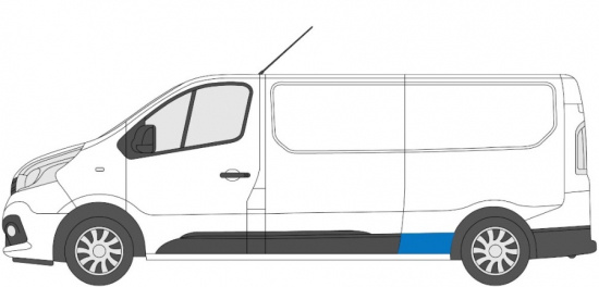 SKYDDSLIST SIDOV�GG V�NSTER BAKRE, VIVARO/TRAFIC