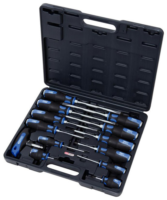 Skruvmejselsats Sp�r / PH / 1/4tum / PH2 6 Delar genomg�endeklinga  