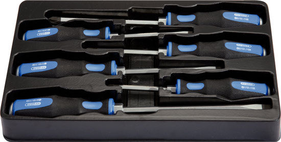 Skruvmejselsats Sp�r / PH 6 Delar genomg�endeklinga  