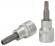 Hylsa Torx med hål 3/8', KSTOOLS Hylsa Torx med hål 3/8', KSTOOLS