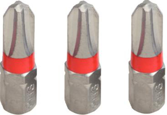 Bits PH 1/4' 3-pack l�ngd 25 mm, KSTOOLS 