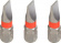 Bits spår 1/4' 3-pack längd 25 mm, KSTOOLS Bits spår 1/4' 3-pack längd 25 mm, KSTOOLS