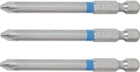 Bits PZ 1/4' 3-pack l�ngd 75 mm, KSTOOLS 