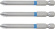 Bits PZ 1/4' 3-pack längd 75 mm, KSTOOLS  Bits PZ 1/4' 3-pack längd 75 mm, KSTOOLS