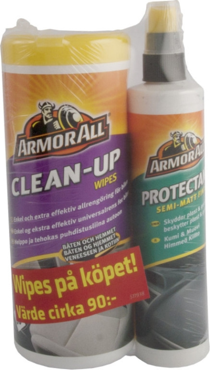 Clean-Up wipes + Protectant matt, ArmorAll