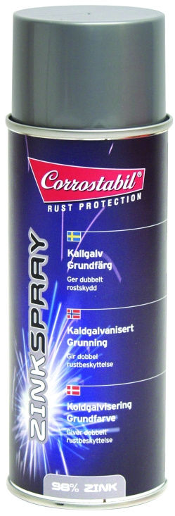 Zinkf�rg spray, Corrostabil