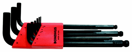 Insexnycklar m kula BLX9M mm, Bondhus